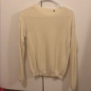 Light yellow brandy Melville sweater